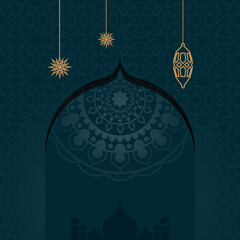 Wall Mural - Islamic pattren background