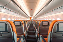 Interior Of A Transoceanic Passenger Plane