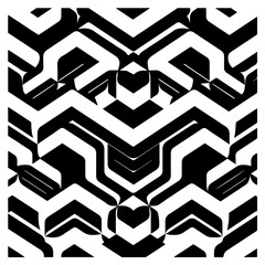 Wall Mural - Geometric illusion vector icon abstract graphic design