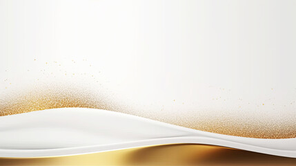 Wall Mural - white and gold abstract luxury background 