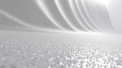 Wall Mural - silver glitter sparkle texture background