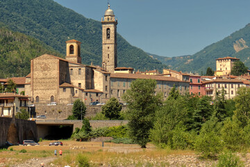 Wall Mural - Bobbio medieval village in the province of Piacenza.