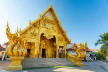 Golden Temple In Nan, Thailand (Wat Sri Phan Ton)