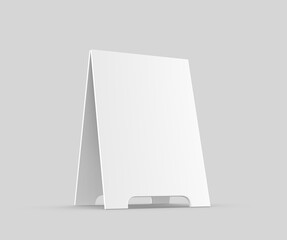 Wall Mural - Sandwich boards for design mock up and presentation. white blank 3d illustration.