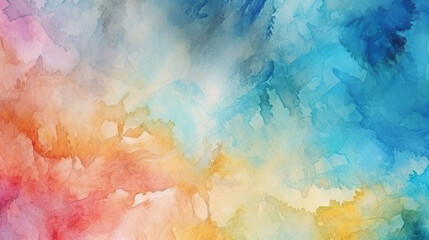 Abstract watercolor background with grunge texture. Generative ai