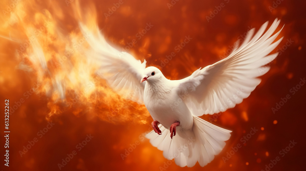 pentecost-sunday-flying-white-dove-in-fire-background-symbol-of-the