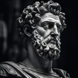 Marcus Aurelius statue, Stoics and stoicism motivational  and inspirational quotes, Generative AI