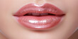 Aesthetic korean lipgloss lips juicy. AI Generative