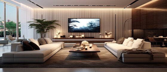 Wall Mural - interior living room