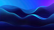 blue beautiful abstract waves in a moden wallpaper artwork, ai generated image
