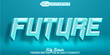 © Anka Design - Blue Future Editable Text Effect Template