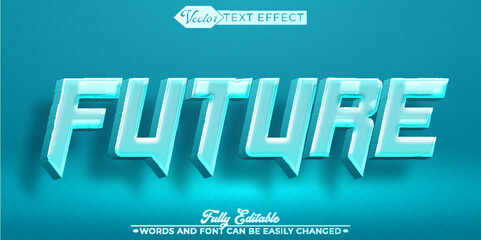 Blue Future Editable Text Effect Template