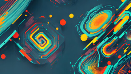 Creative modern design interface abstract background