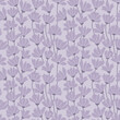 Kwiatowy wzór wektorowy. Ręcznie rysowane kwiatki na jasnym fioletowym tle. Prosty design do wykorzystania na tkaninach lub w innych projektach. Wzór powtarzalny.