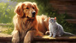 © shin project - 仲の良い犬と猫