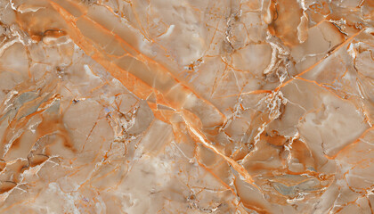 Wall Mural - Textured of the Orange marble background. Light orange marble surface texture background