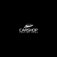 Wall Mural -  Car Shop Logo Template Design icon isolated on transparent background