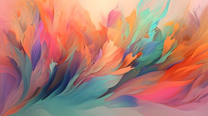 light soft floral abstract background