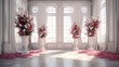 Wedding setting featuring stunning flowers