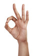 © Khushboo Sumeet/peopleimages.com - Approve, perfect and hand with yes sign for agreement on isolated, PNG and transparent background. Okay emoji, support and closeup of gesture, icon and signal for approval, thank you and success