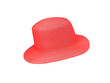 © pornchai - Red vintage straw hat isolated  PNG transparent