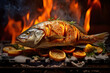 fish on the grill