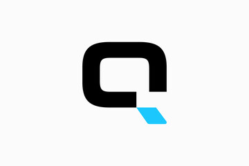 Wall Mural - simple modern letter q Vector Logo Premium