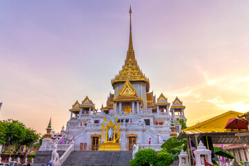 Wat Traimit Withayaram Worawihan, Temple of the Golden Buddha in Bangkok, Thailand.