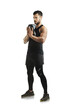 © Khushboo Sumeet/peopleimages.com - Fitness, man with a kettle bell and workout isolated against a transparent png background, Exercising or training, practice or sportswear and male athlete with gym equipment for health wellness