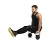 © Khushboo Sumeet/peopleimages.com - Man, fitness and balance on kettlebell, bodybuilder and muscle training isolated on transparent png background. Exercise, strong male athlete and concentration with bodybuilding and breathing