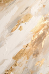 Sticker - Luxurious Abstract Background. Gold And Beige Luxury Wallpaper. Generative AI.