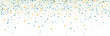 Fête, confettis et cotillons - Bannière festive - Éléments vectoriels éditables colorés autour de la célébration de fêtes  - Couleurs vives et joyeuses - Festivités - Arrière-plan - Motifs