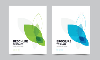 Cover design for annual report and business catalog, magazine, flyer or booklet. Brochure template layout. A4 cover vector EPS-10