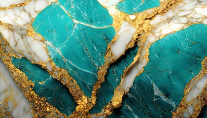 Luxurious Aqua Tone onyx marble with golden veins high resolution, Turquoise Green marble, polished slice mineral, blue water in swimming pool rippled water surface detail background modern interior