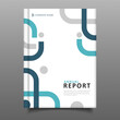 © ikkiae01 - Business annual report modern cover book geometric design