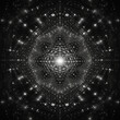 night cosmic fractal sacred geometry - by generative ai