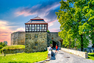 Burg Herzberg, Hessen, Deutschland 