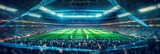 Fototapeta Sport - Football stadium. Champions Cup. Concept of excitement and energy. Generative AI
