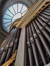 View Of An Old Organ From Below