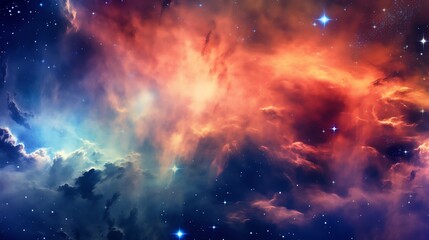 Wall Mural - colorful space galaxy cloud nebula. stary night cosmos. universe science astronomy. supernova backgr