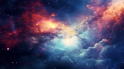 Wall Mural - colorful space galaxy cloud nebula. stary night cosmos. universe science astronomy. supernova backgr