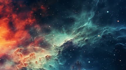 Wall Mural - colorful space galaxy cloud nebula. stary night cosmos. universe science astronomy. supernova backgr