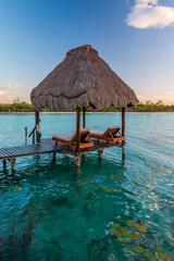 Wall Mural - Paradise Beach Resort in Bacalar