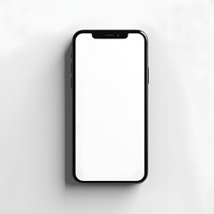 smart phone mockup. realistic smartphone mockup. mobile phone with blank white screen. generative ai