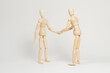ビジネスモデル:握手する人形　Business Model: Handshake Puppet