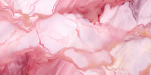 Pink And White Marble Texture Abstract Background