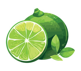 Poster - Fresh citrus slices, ripe and juicy