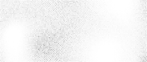 radial halftone dots. spotted and dotted stains gradient background. concentric comic texture with f