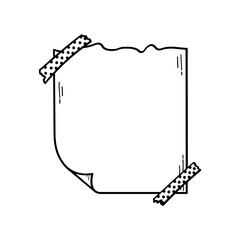 Paper Handdrawn Outline
