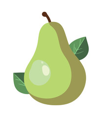 Poster - Juicy pear, symbol of healthy eating